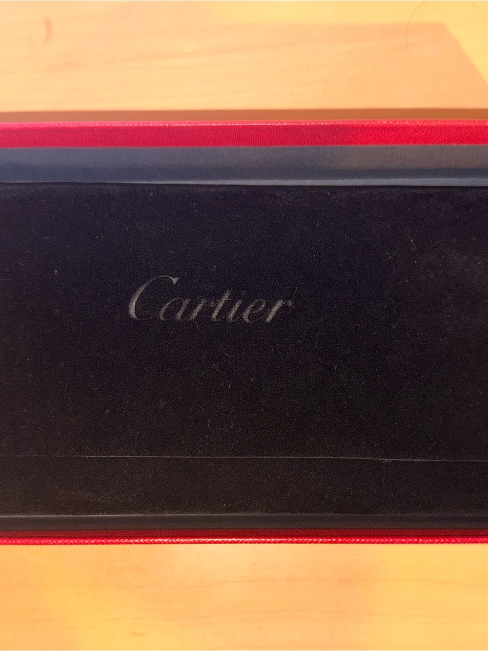 Cartier Red Box with Gold Script - Picture 2 of 8